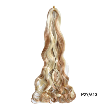 French Curls Braiding Hair 24Inch Hair Extensions