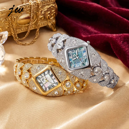 Diamond Inlaid Light Luxury Bracelet Waterproof Quartz Clock Watches