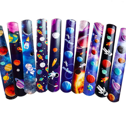 10-50 Pcs Cartoon Space Astronaut Theme Clapping Circle Wristband