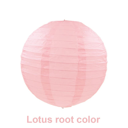 10/15/20/25/30cm Round Chinese Paper Lanterns Birthday Wedding Decor Gift