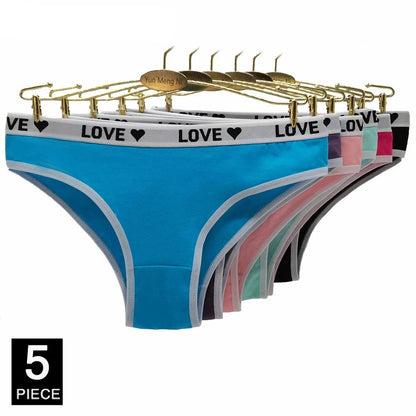 Seamless Underwear String Bikini Panties Period Sexy Thongs 5 pcs/set