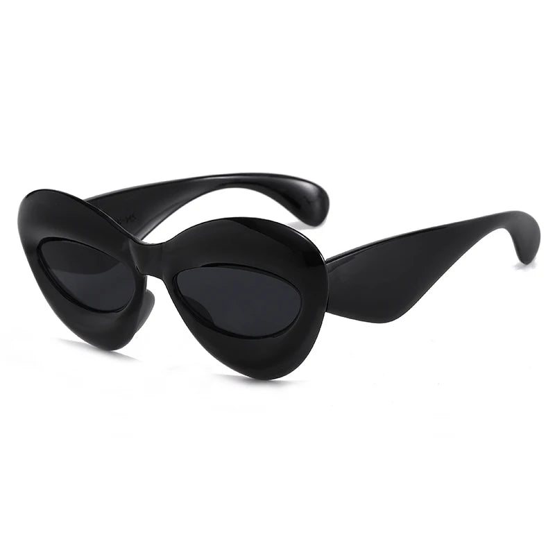 Unique Candy Color Sexy Lip Y2k Punk Hip Hop Sunglasses