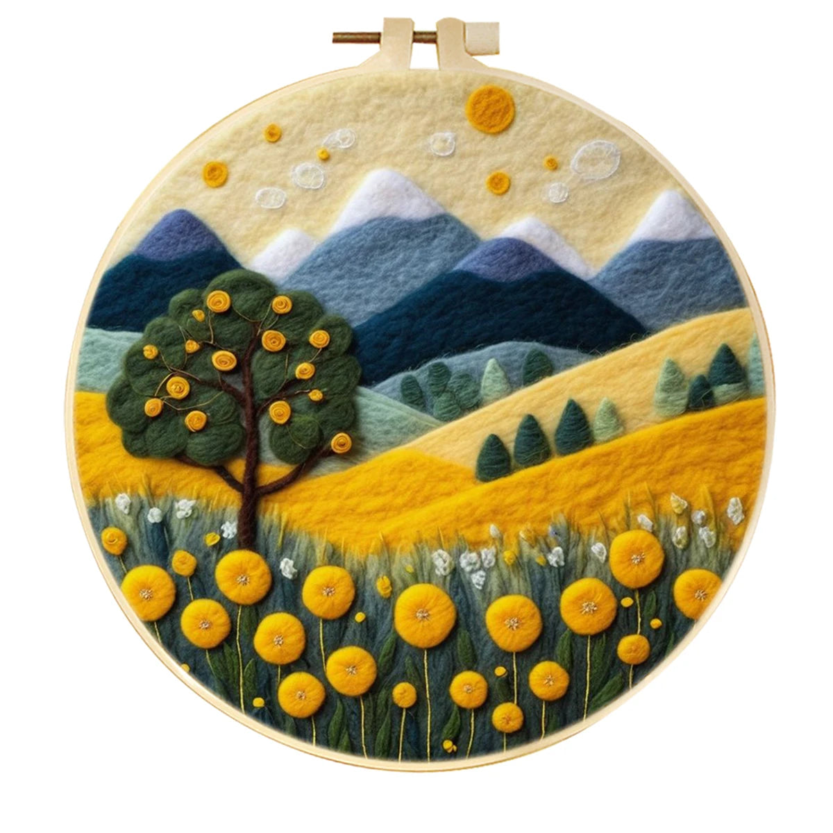 Needle Felting Kit Wool Painting Kit DIY Felt Wool Needle Felt Set