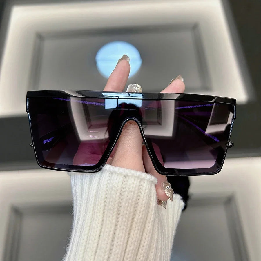 Vintage Square Retro Frame Punk Sunglasses