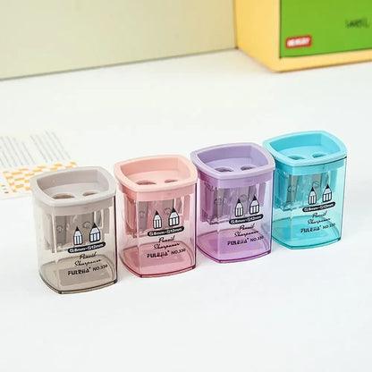 Cartoon Dinosaur Pencil Sharpener Hand-cranked Mechanical Tool