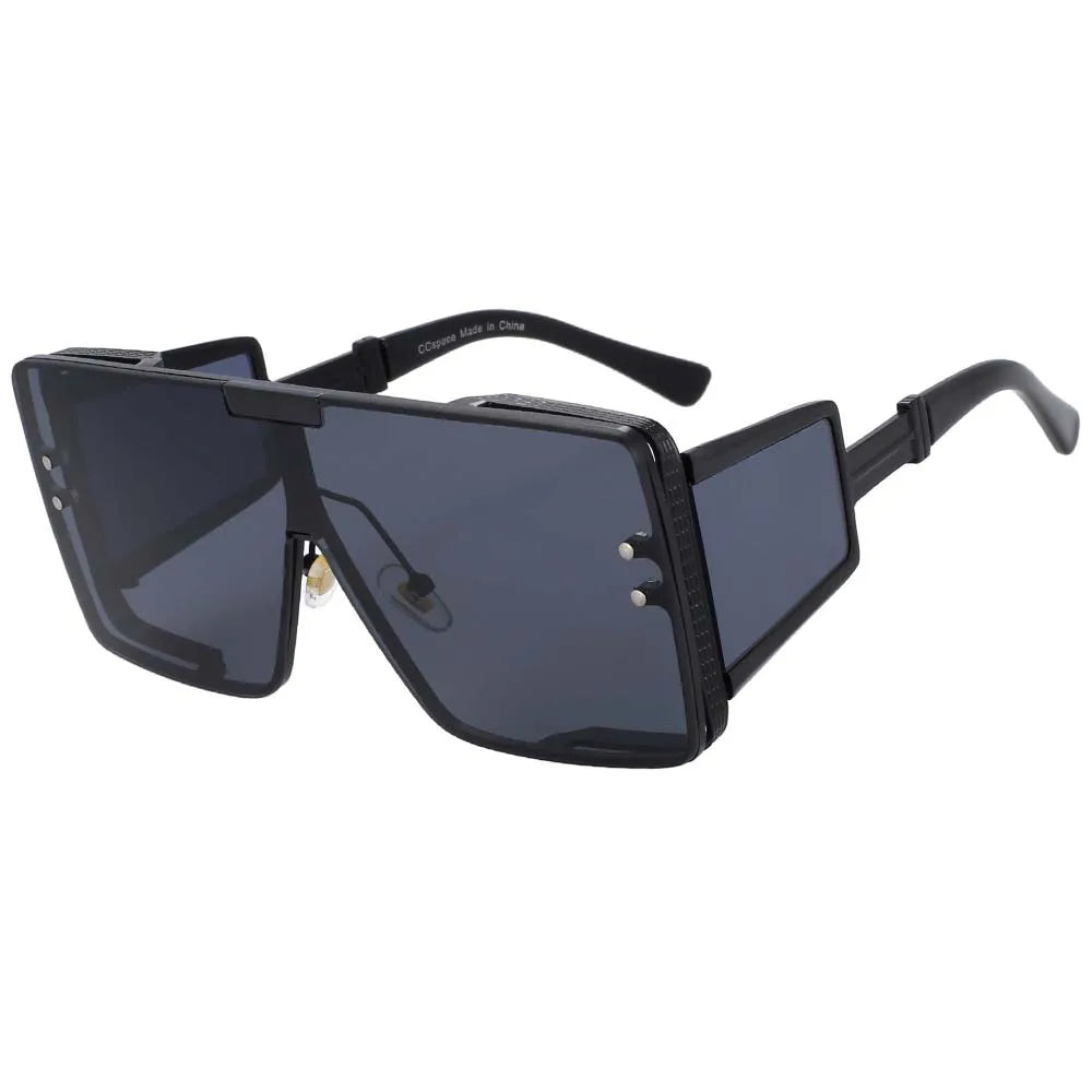 Oversized Luxury Retro One Lens Sunglasses
