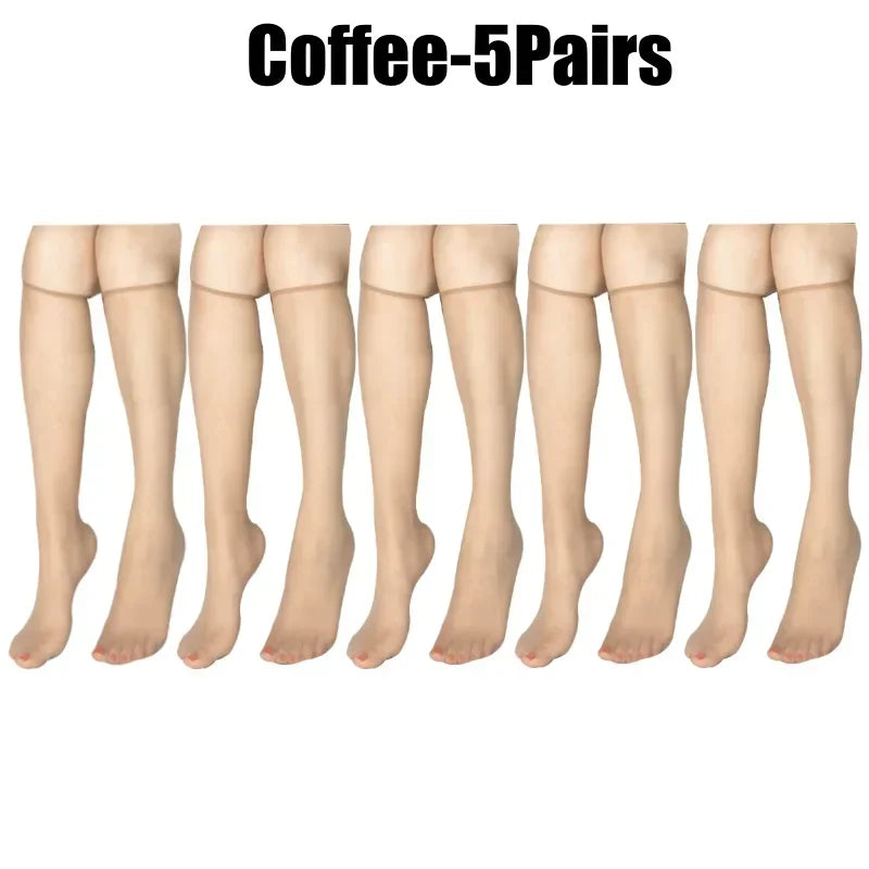 Ultra-Thin Korean Style Invisible Thigh-High Socks