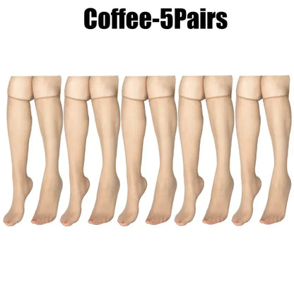 Ultra-Thin Korean Style Invisible Thigh-High Socks