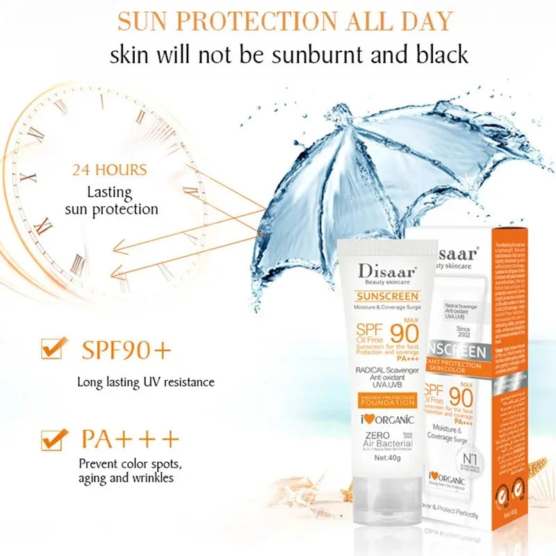 Facial Body Sunscreen Waterproof Skin Protective Cream