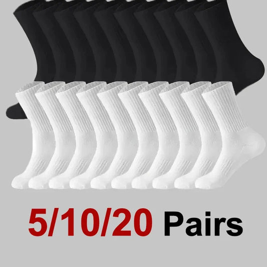 5/10/20 Pairs Round Neck Socks