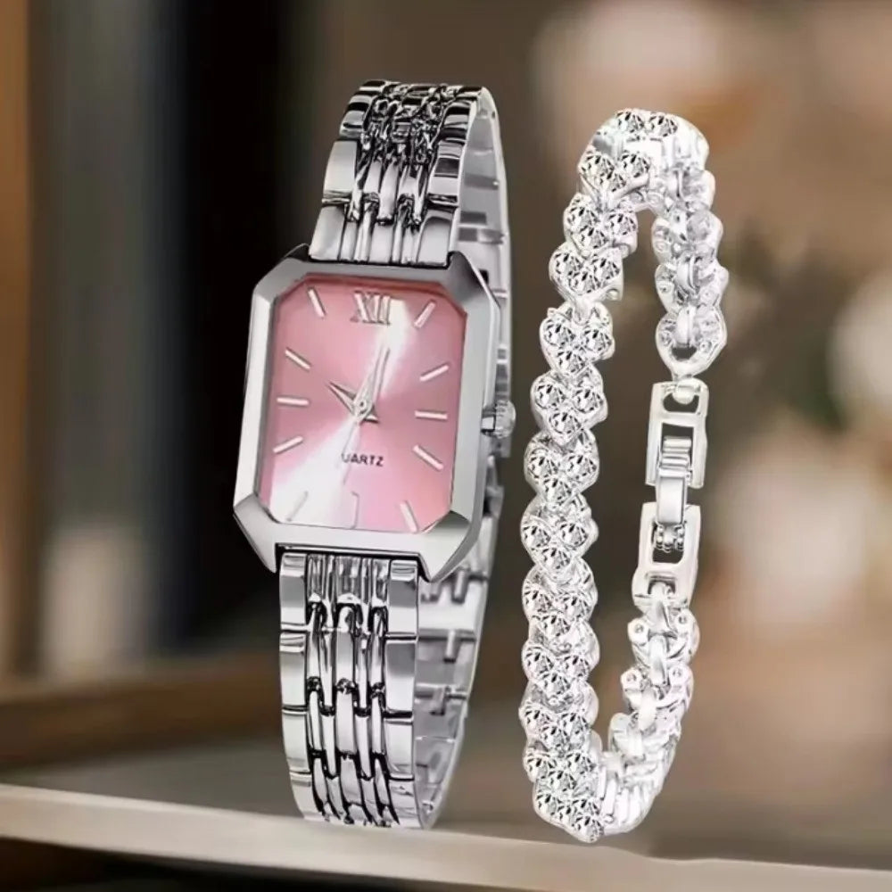 Stainless Steel Bracelet Folding buckle Quartz Watches