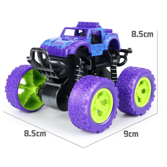 Car Four-wheel Drive Off-road Vehicle Stunt Dump Cars Double-Side Toy
