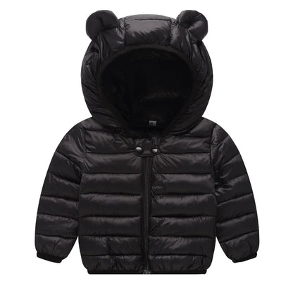 Boys Girls Thick Winter Kids Padded Fleece Warm Cashmere Snowsuit Coats