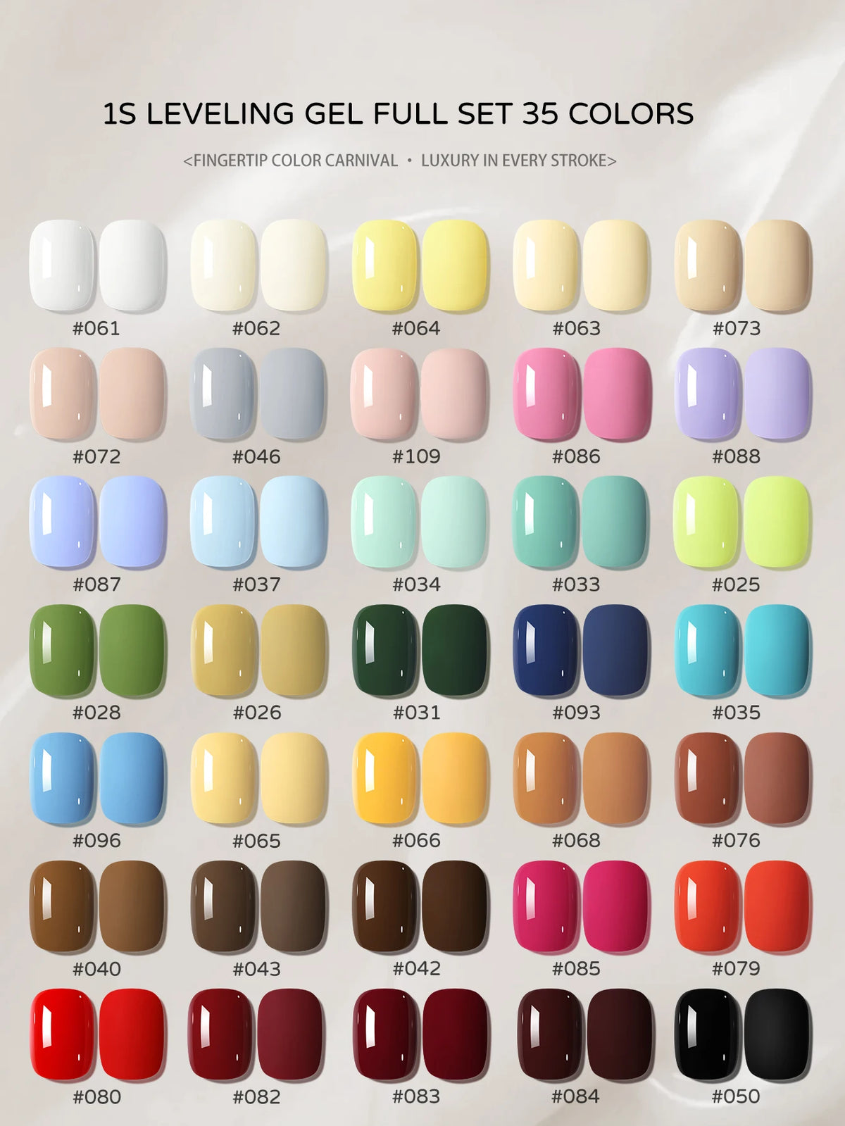 35-color 15ml Popular Series Nail Gel Pure  Gel Nail