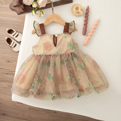 9 Months -4 Years Old Princess Baby Girl Dress