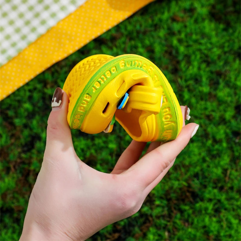 Kids Summer Cartoon Cave Hole Sandals