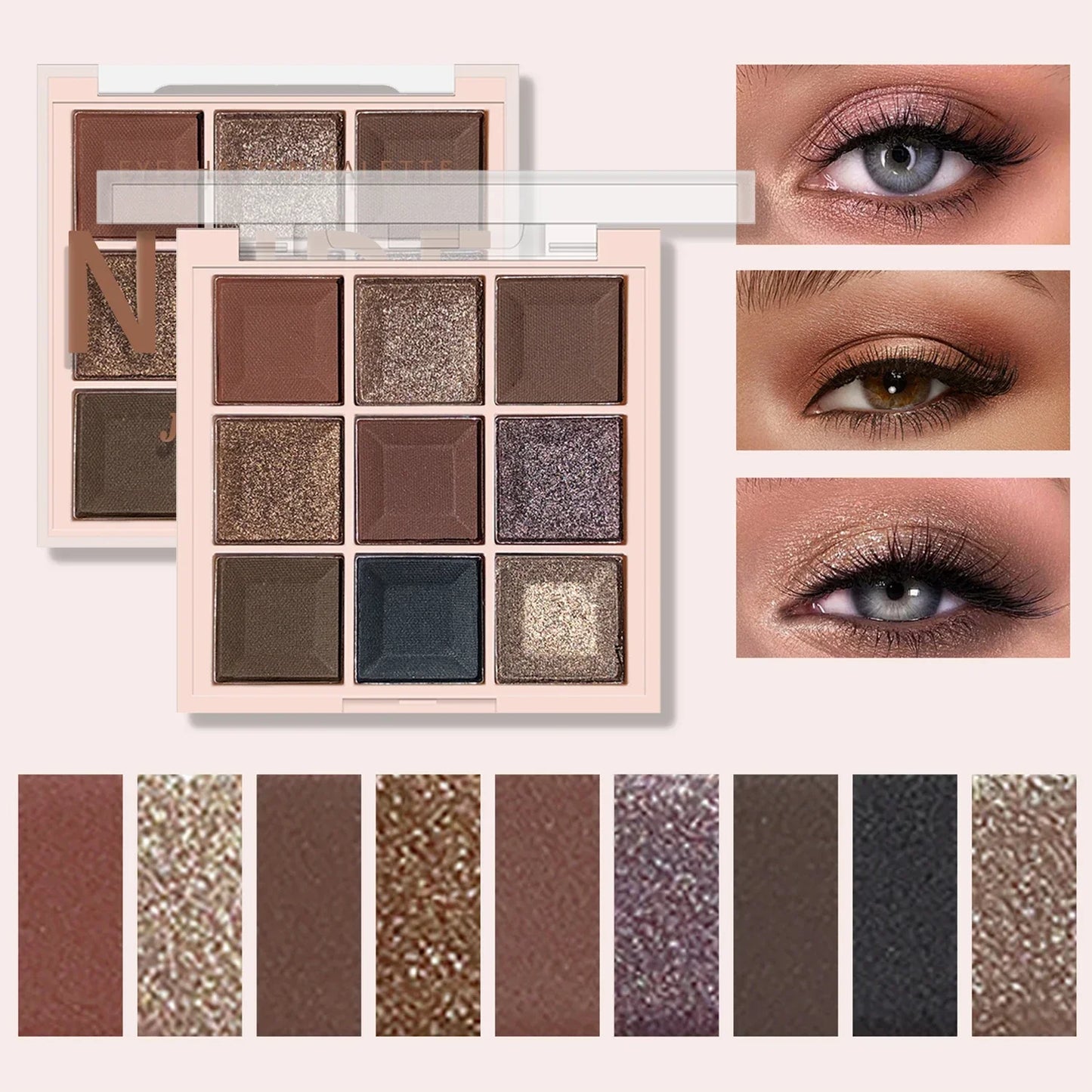 Eyeshadow Palette, Matte Makeup