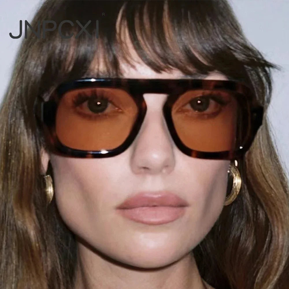 Retro Square Gradient UV400 Punk Sun Glasses