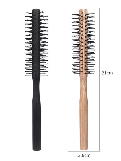 1 wooden handle curling brush