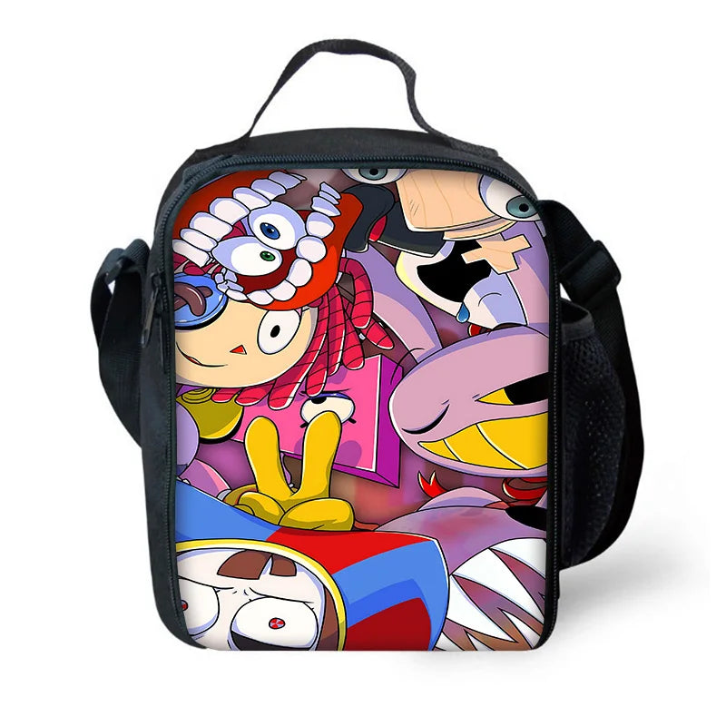 Cartoon A-AmazingS DigitalS Circus Child School Backpack Set