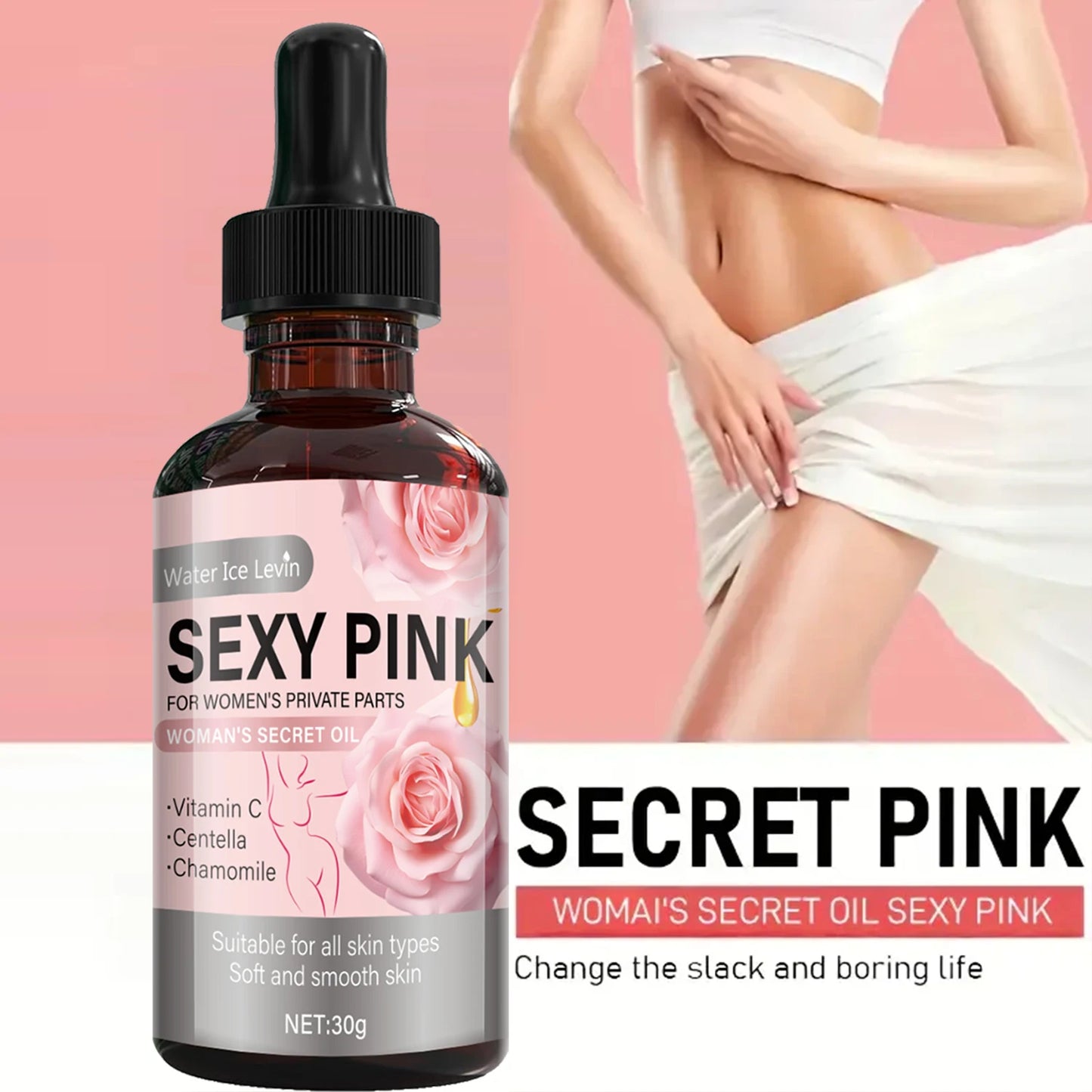Secret Pink Intimate Oil Vitamin C & Chamomil