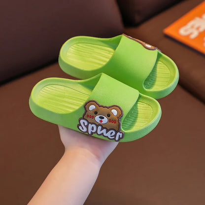 Large Cute Cartoon Toddler Bean Slippers