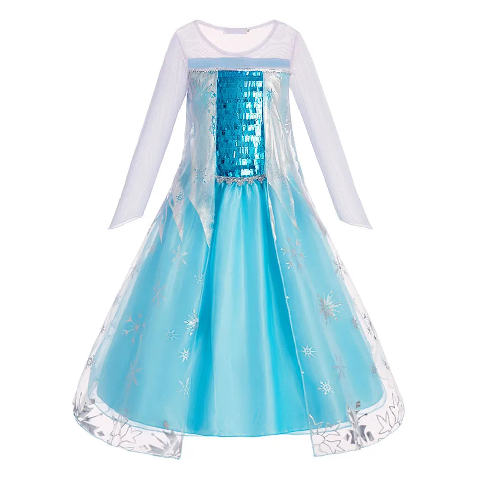 Elsa Anna Jasmine Rapunzel Pageant Cosplay Costume