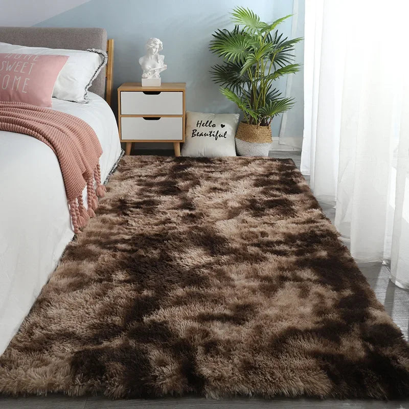 Gray Carpet for Living Room Plush Rug