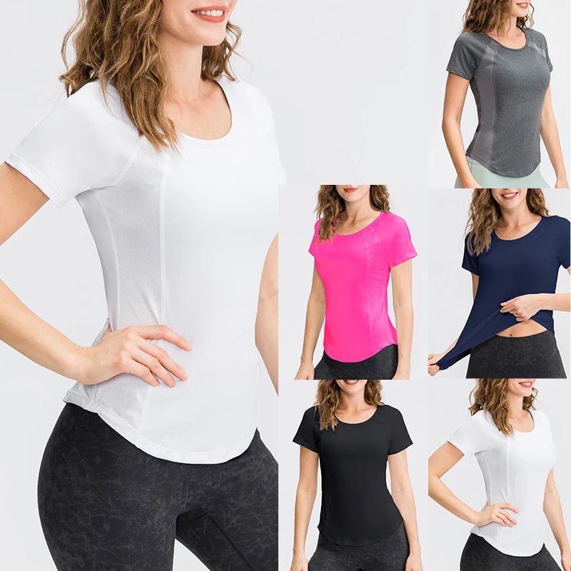 Breathable Sport Fitness Workout Yoga T-Shirt