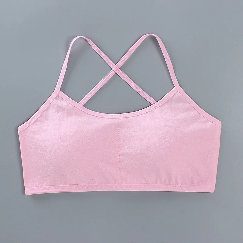 1pc Teenage Girls Tops Cotton Soft Underwear
