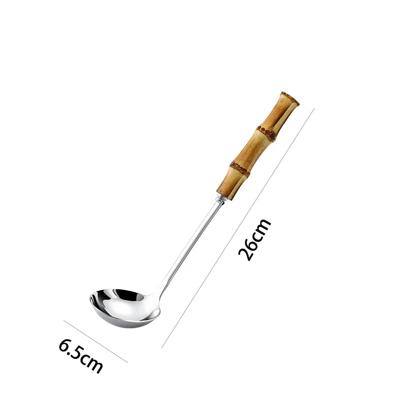 Stainless Steel Colander Metal Noodle Spoon