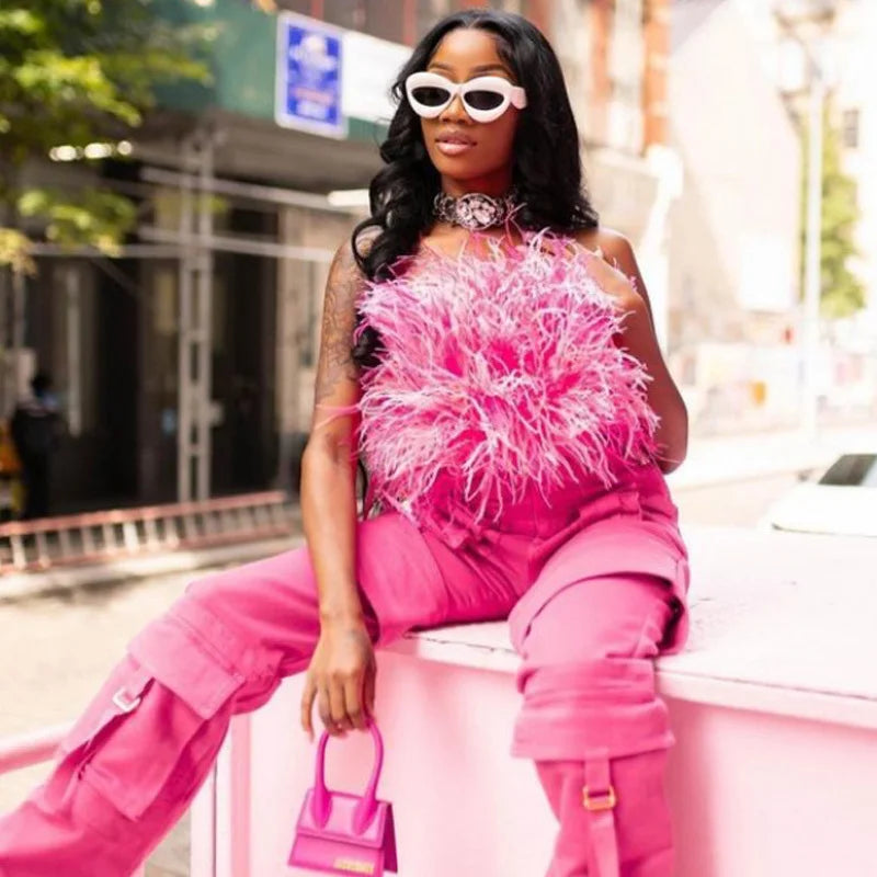Unique Candy Color Sexy Lip Y2k Punk Hip Hop Sunglasses