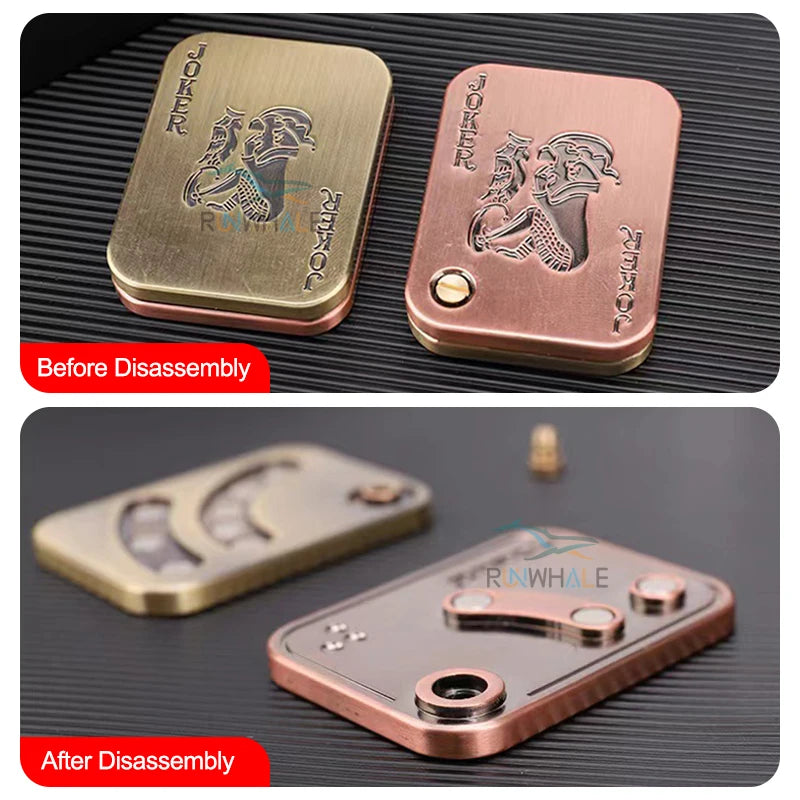EDC Push Slider Metal Fidget Anti Stress Toys