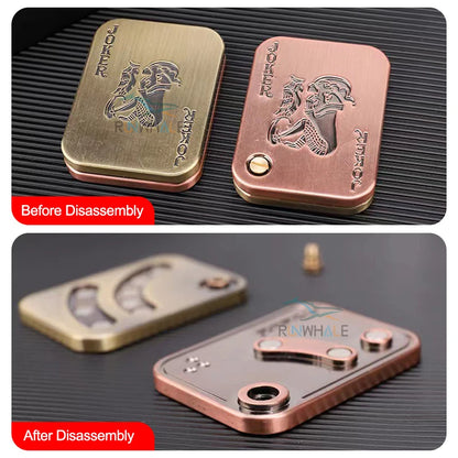 EDC Push Slider Metal Fidget Anti Stress Toys