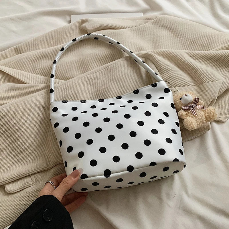 DANA polka dot shoulder bag
