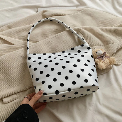 DANA polka dot shoulder bag
