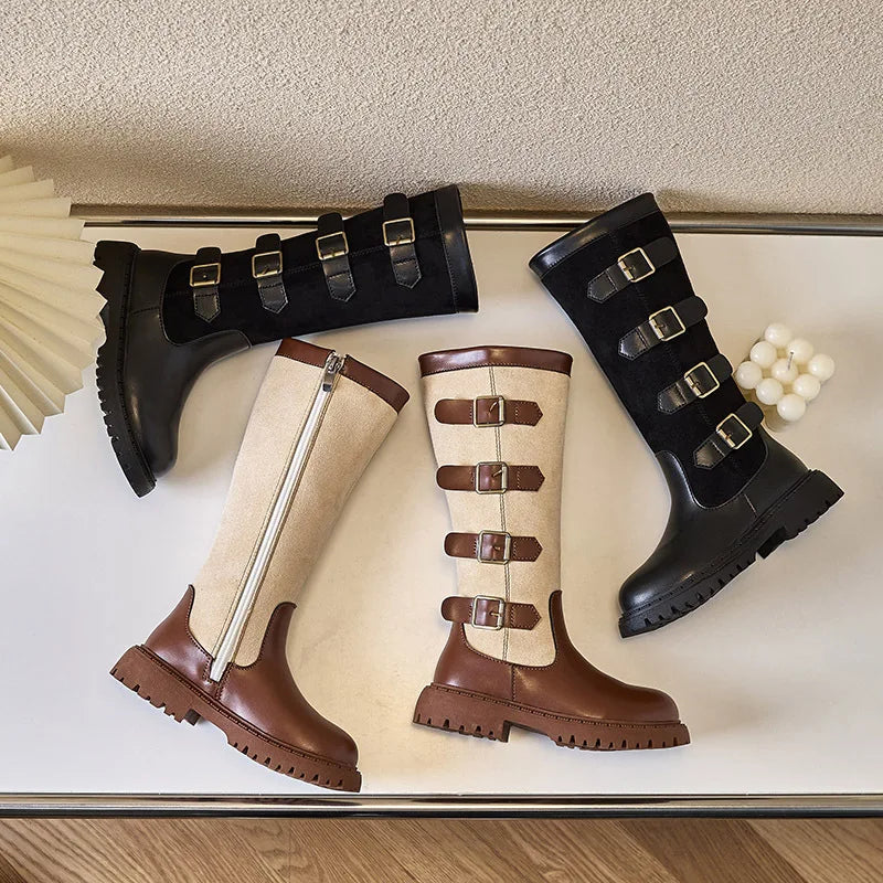 High Comfortable British Style Casual Versatile Leather Boots