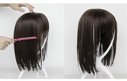 Hair Extensions Synthetic Fiber Daily Use Wigs