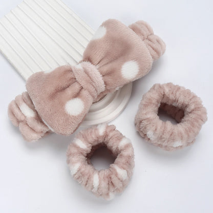 Headband Wristband for Washing Face Makeup Towel