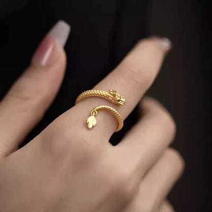 925 Sterling Silver Retro Hollow Wave Punk Hiphop Bohemia Rings