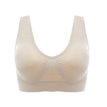 Breathable Bra Sweat Pad Running Fitness Sports Top