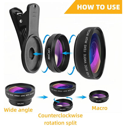 2in1 Phone Camera Lens Kit 12.5X Macro Lens