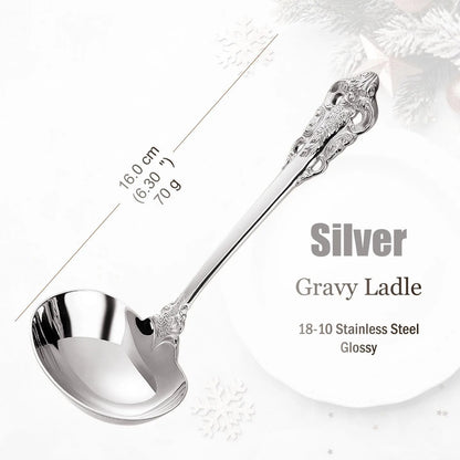 Stainless Steel Silver Flatware Set