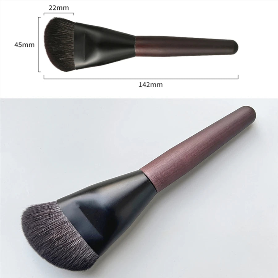 Shaped Sculpting Foundation Brush Contour Goat Hair Multifunctional