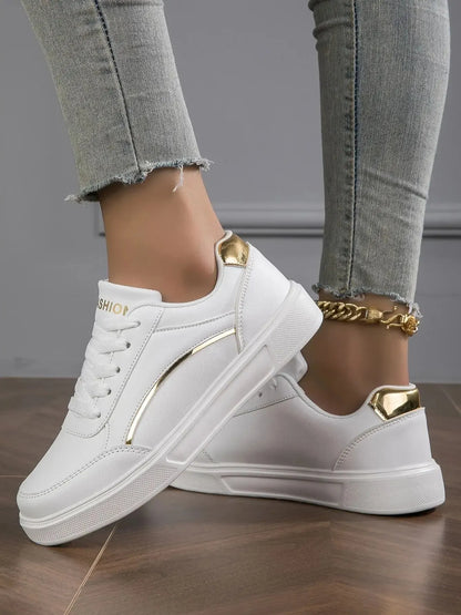 DANA   Casual Leather Platform Sneakers