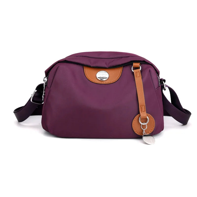 Nylon Shoulder Waterproof Shell Crossbody Bag