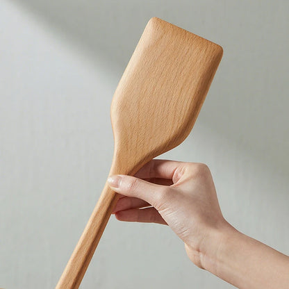 COOKER Thickened Beech Wood Spatula Wooden