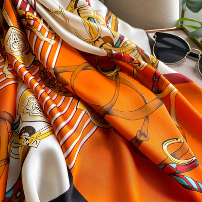 Pañuelos de seda para la cabeza