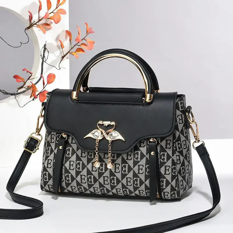 Versatile casual shoulder crossbody bag.