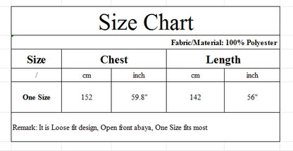 Classic Abaya Hijab Dress Kimono Coat Moroccan Caftan